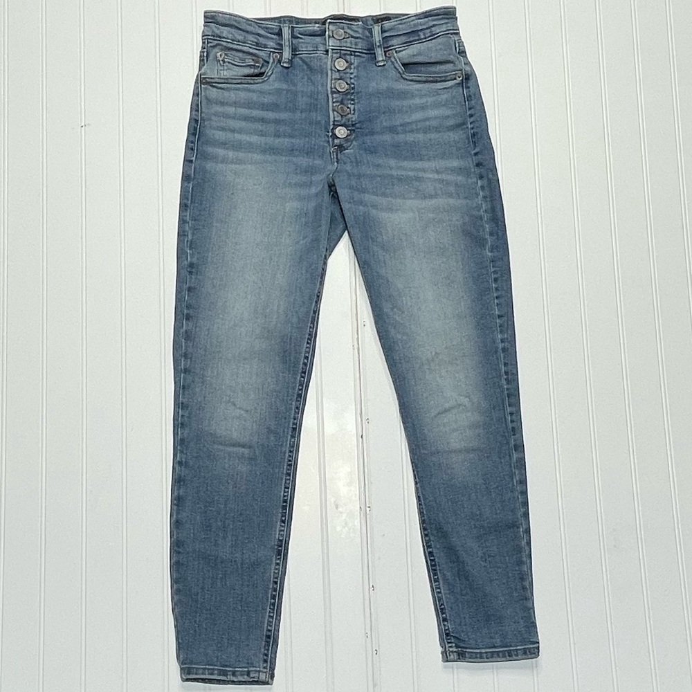 Lucky Brand NWOT Bridgette Button Fly Crop Skinny Jeans Size 2 - Picture 13 of 14